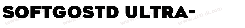 SoftGoStd Ultra字体转换